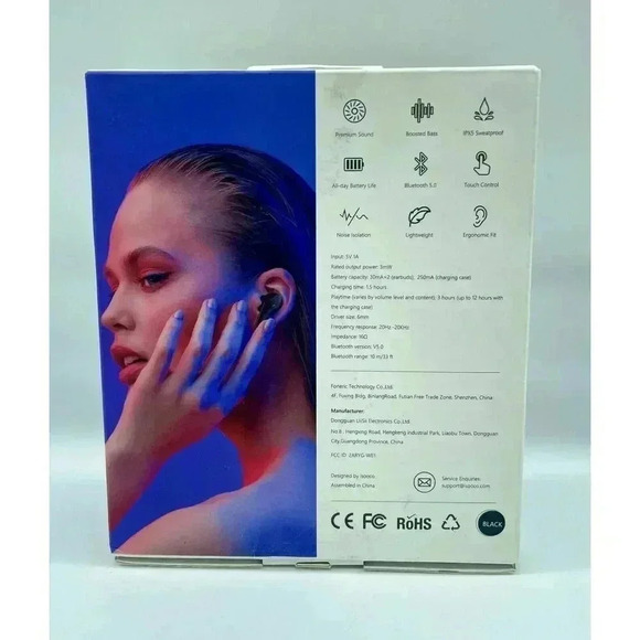 Wireless Earbuds Bluetooth Headphones Ear Buds‎ LED Power Display Charging Case - Picture 12 of 12